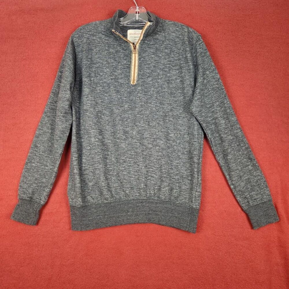 Weatherproof Vintage Men's 1/4 Zip Shirt Size S retro minimalist